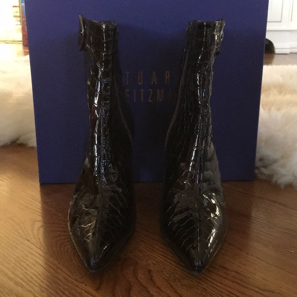 Stuart Weitzman Nubuckle Booties, 6 - Picture 2 of 6